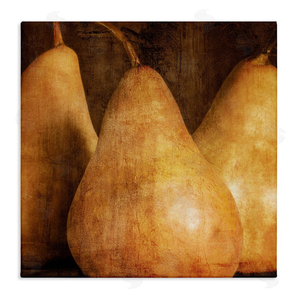stupell industries Caroline Kelly | Vintage Distressed Pear Fruit Design