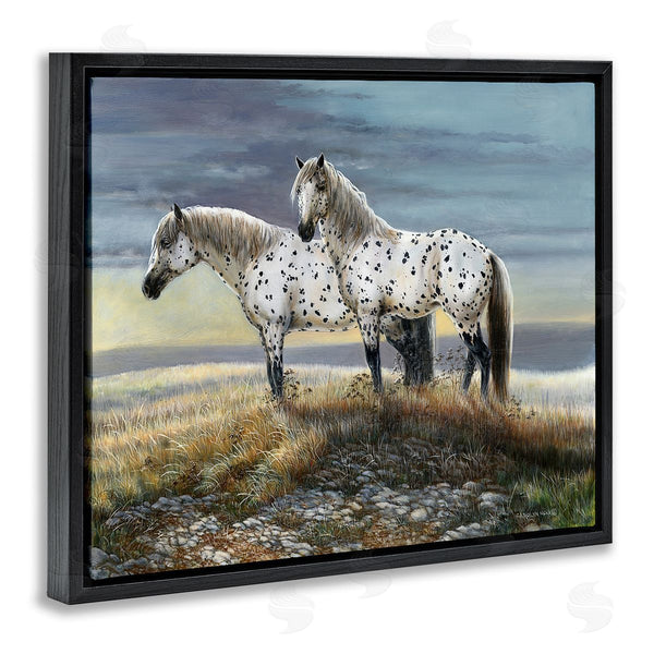 Stupell Industries Carolyn Mock | Spotted White Horses Duo