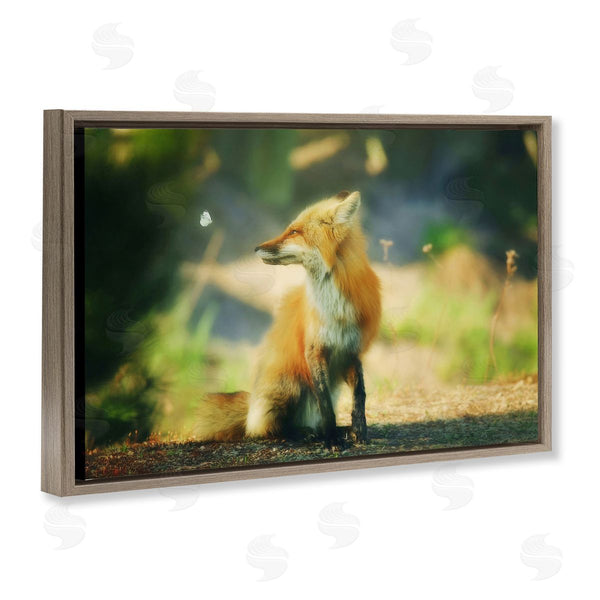 Stupell Industries Carrie Ann Grippo-Pike | Fox Kit And Butterfly