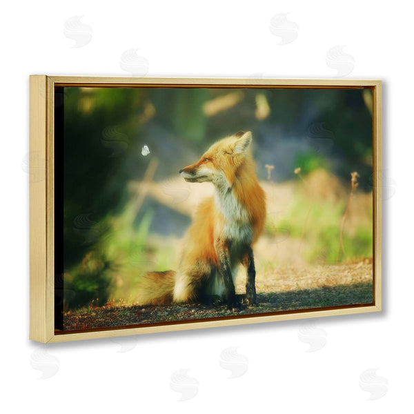 Stupell Industries Carrie Ann Grippo-Pike | Fox Kit And Butterfly