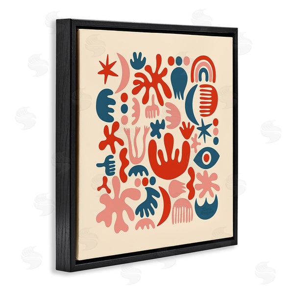 Stupell Industries Carrie Cantwell | Abstract Shapes Arrangement Wall Art