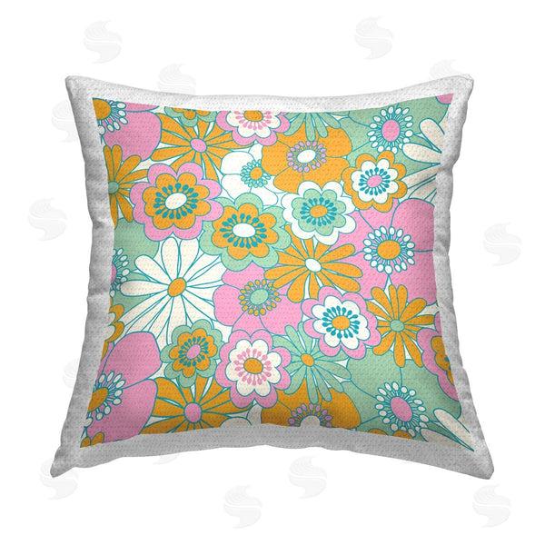 Stupell Industries Carrie Cantwell | Avant Garden Florals Printed Throw Pillow