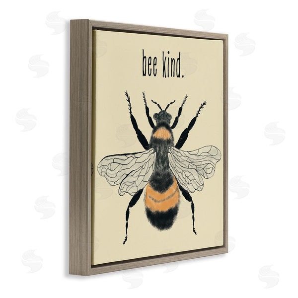 Stupell Industries Carrie Cantwell | Bee Kind Detailed Bumble