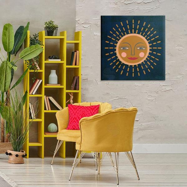 Stupell Industries Carrie Cantwell | Boho Smile Sun Wall Art