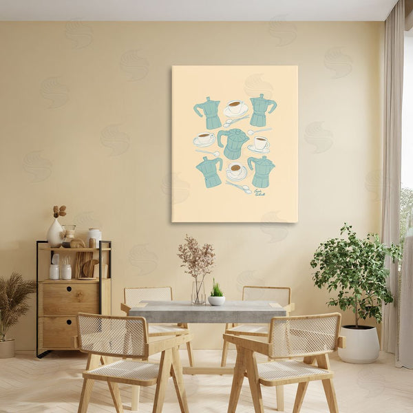 Stupell Industries Carrie Cantwell | Espresso & Moka Pots Wall Art