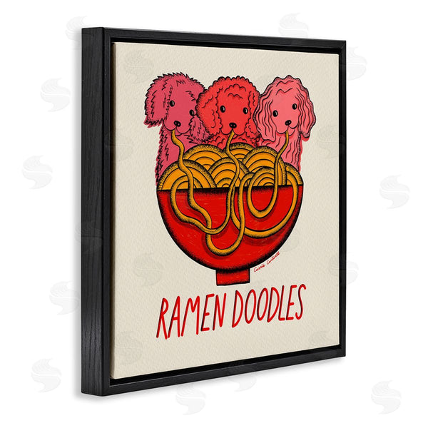 Stupell Industries Carrie Cantwell | Funny Ramen Doodles Wall Art