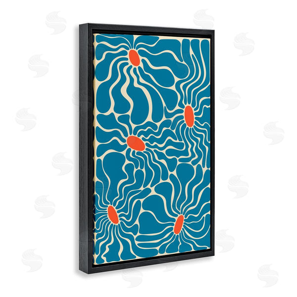 Stupell Industries Carrie Cantwell | Groovy Fluid Flowers