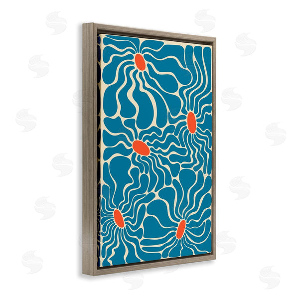 Stupell Industries Carrie Cantwell | Groovy Fluid Flowers