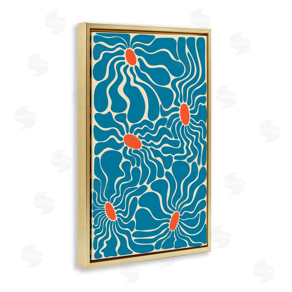 Stupell Industries Carrie Cantwell | Groovy Fluid Flowers