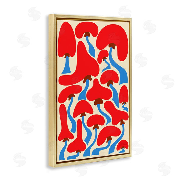 Stupell Industries Carrie Cantwell | Groovy Wavy Mushrooms