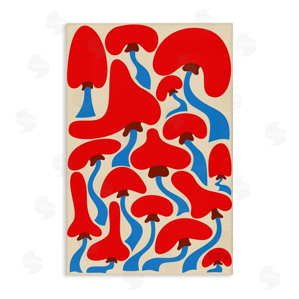 stupell industries Carrie Cantwell | Groovy Wavy Mushrooms