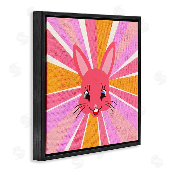 Stupell Industries Carrie Cantwell | Happy Bunny Sunburst Wall Art