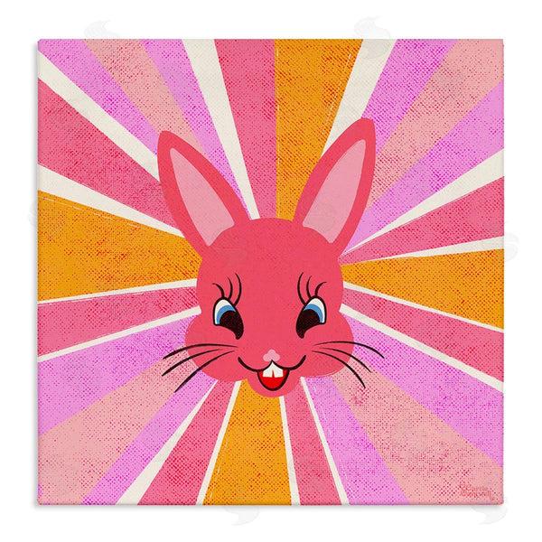 stupell industries Carrie Cantwell | Happy Bunny Sunburst Wall Art