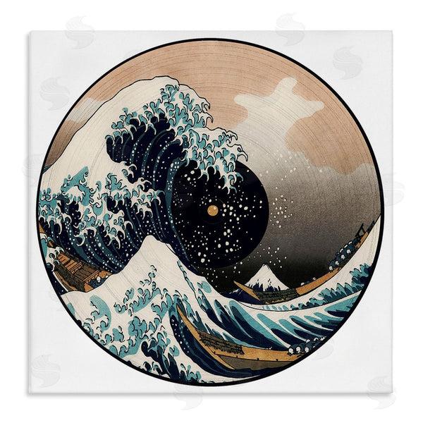 stupell industries Carrie Cantwell | Japanese Wave Music Record Wall Art