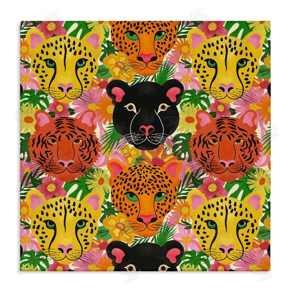 stupell industries Carrie Cantwell | Jungle Cats Wildlife Pattern