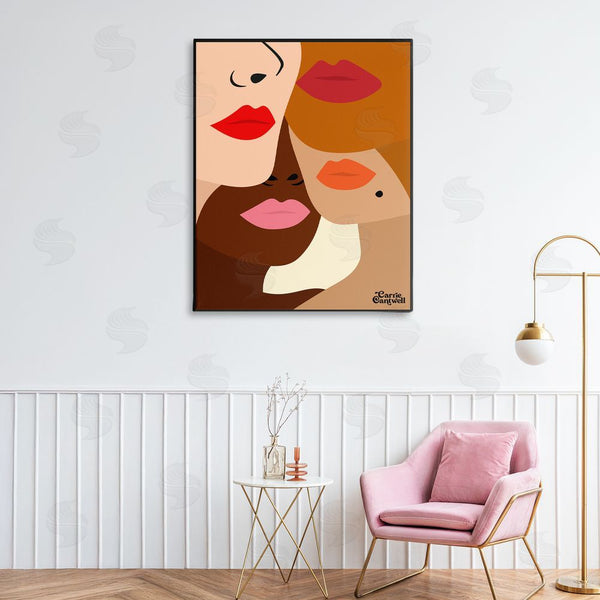 Stupell Industries Carrie Cantwell | Many Faces Of Women Wall Art