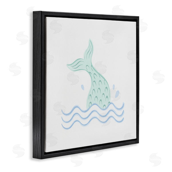 Stupell Industries Carrie Cantwell | Mermaid Tail In Water Wall Art
