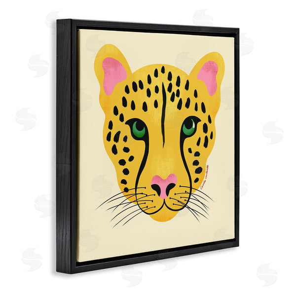 Stupell Industries Carrie Cantwell | Modern Wild Cheetah Face