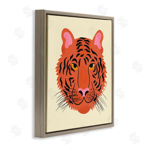 Stupell Industries Carrie Cantwell | Modern Wild Tiger Face