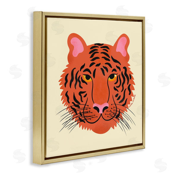 Stupell Industries Carrie Cantwell | Modern Wild Tiger Face