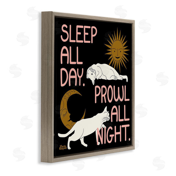 Stupell Industries Carrie Cantwell | Night & Day Cats Wall Art