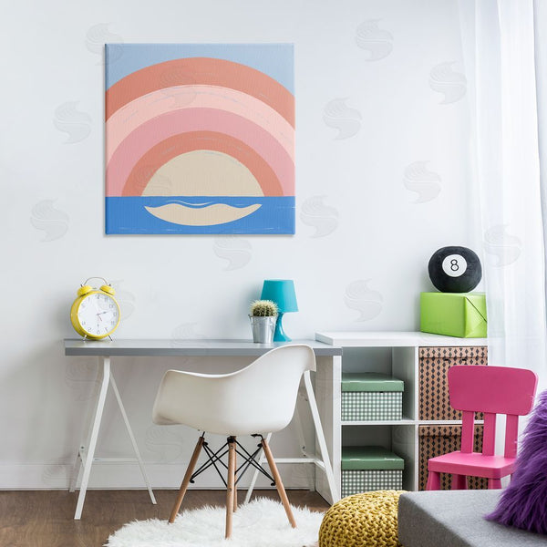 Stupell Industries Carrie Cantwell | Ocean Rainbow Reflection Wall Art