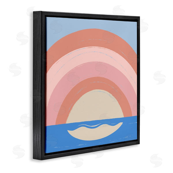 Stupell Industries Carrie Cantwell | Ocean Rainbow Reflection Wall Art