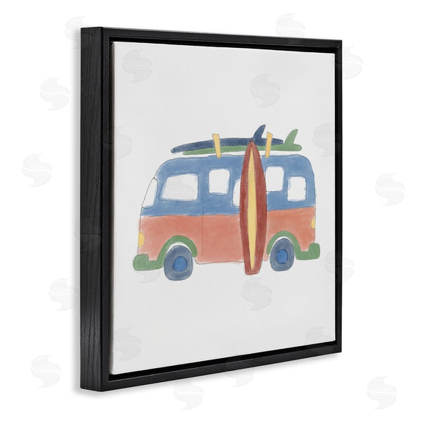 Stupell Industries Carrie Cantwell | Summer Beach Bus