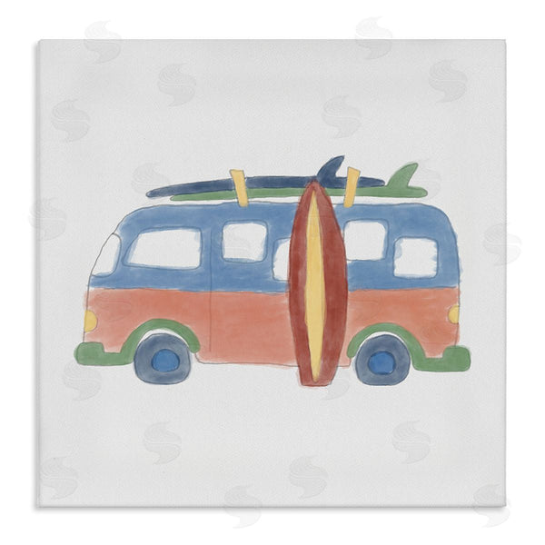 stupell industries Carrie Cantwell | Summer Beach Bus