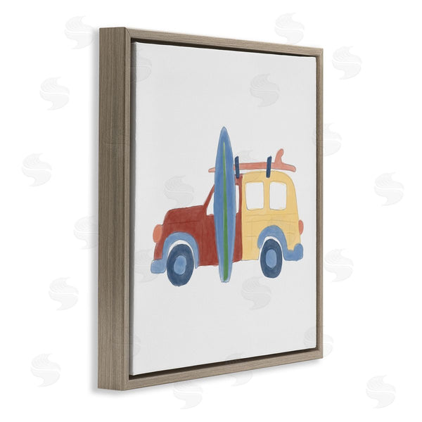 Stupell Industries Carrie Cantwell | Summer Beach Wagon