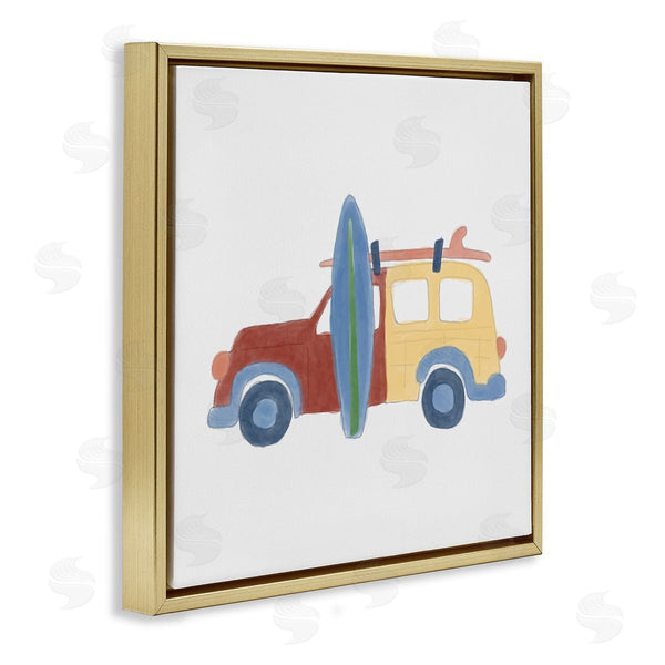 Stupell Industries Carrie Cantwell | Summer Beach Wagon
