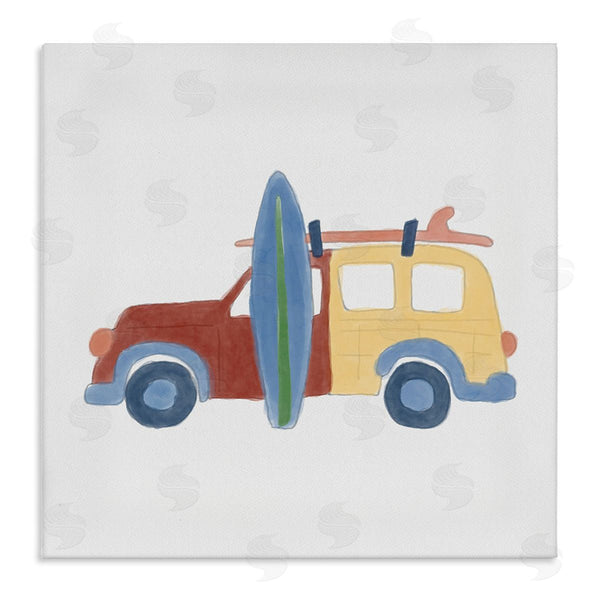 stupell industries Carrie Cantwell | Summer Beach Wagon
