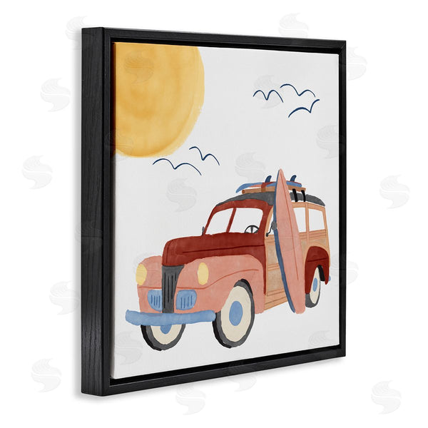 Stupell Industries Carrie Cantwell | Summer Surf Wagon