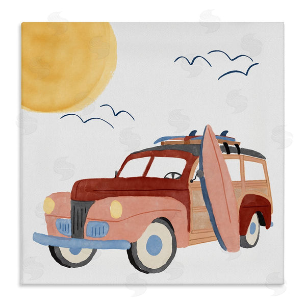 stupell industries Carrie Cantwell | Summer Surf Wagon
