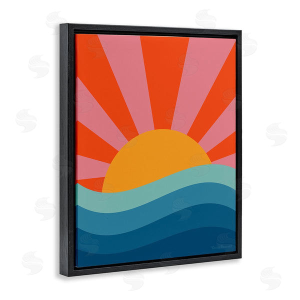 Stupell Industries Carrie Cantwell | Sun Rays On Sea Wall Art