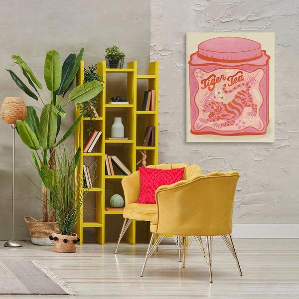 Stupell Industries Carrie Cantwell | Tiger Tea Traditional Style Wall Art