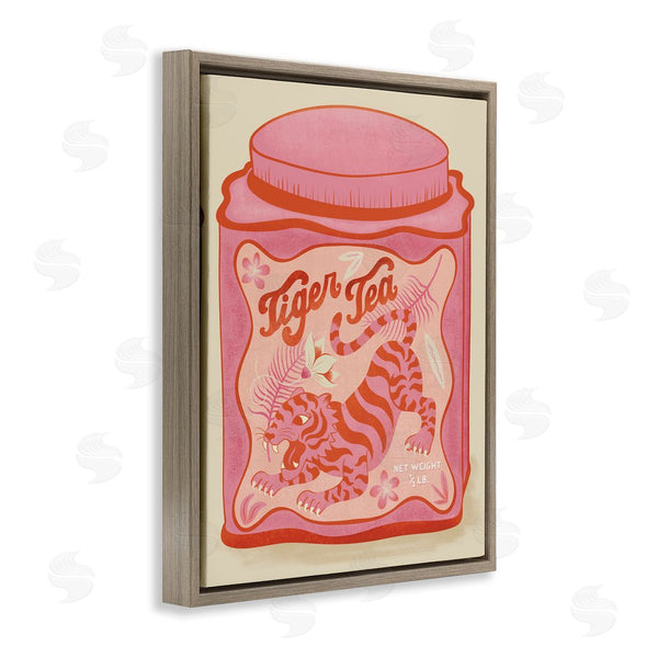 Stupell Industries Carrie Cantwell | Tiger Tea Traditional Style Wall Art