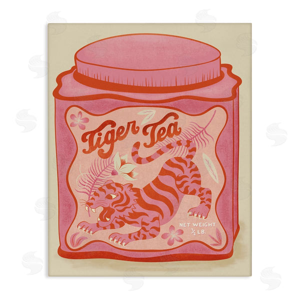 stupell industries Carrie Cantwell | Tiger Tea Traditional Style Wall Art