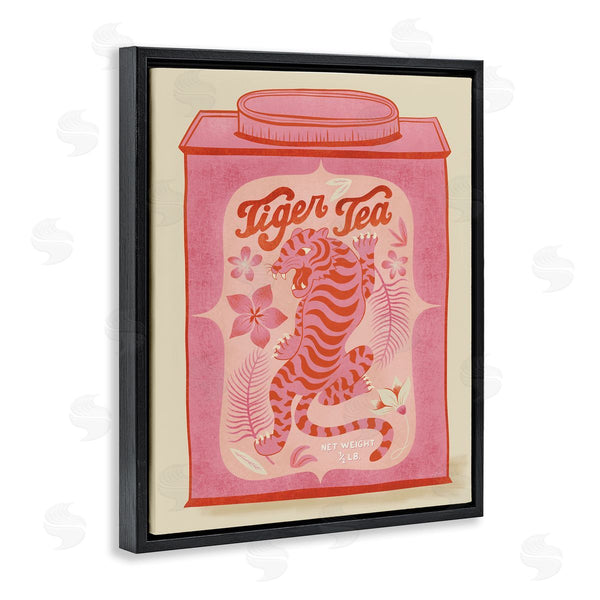 Stupell Industries Carrie Cantwell | Tiger Tea Tropical Tin Wall Art