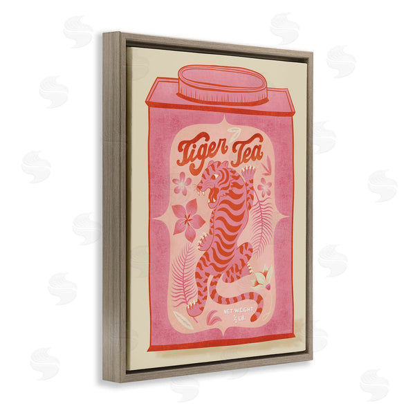 Stupell Industries Carrie Cantwell | Tiger Tea Tropical Tin Wall Art