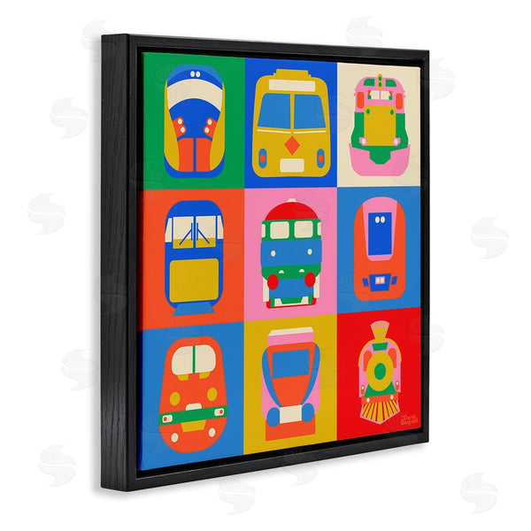 Stupell Industries Carrie Cantwell | Various Bold Vehicles Wall Art