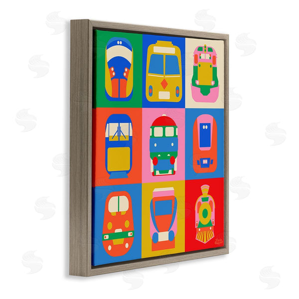 Stupell Industries Carrie Cantwell | Various Bold Vehicles Wall Art