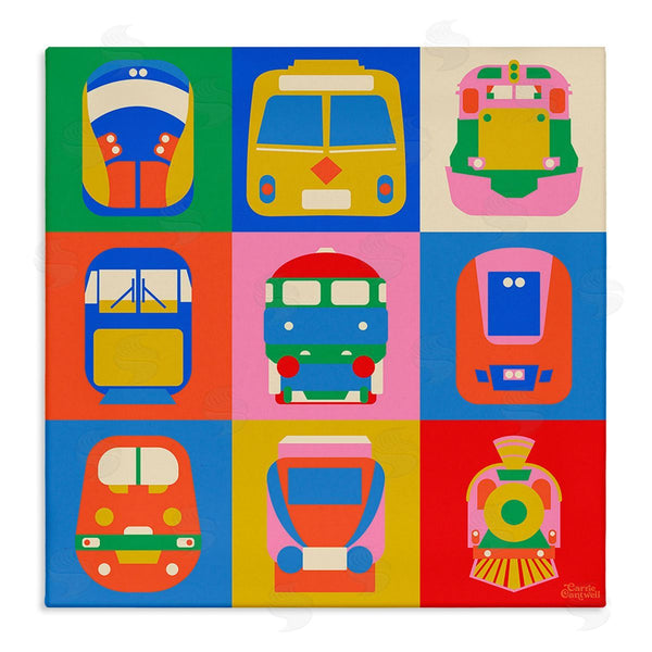 stupell industries Carrie Cantwell | Various Bold Vehicles Wall Art