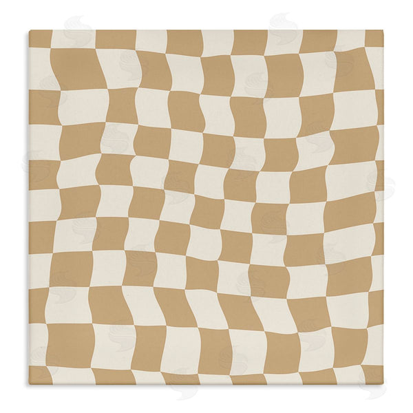 stupell industries Carrie Cantwell | Wavy Checkered Pattern Wall Art