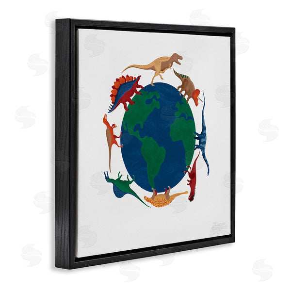 Stupell Industries Carrie Cantwell | When Dinos Roamed Wall Art