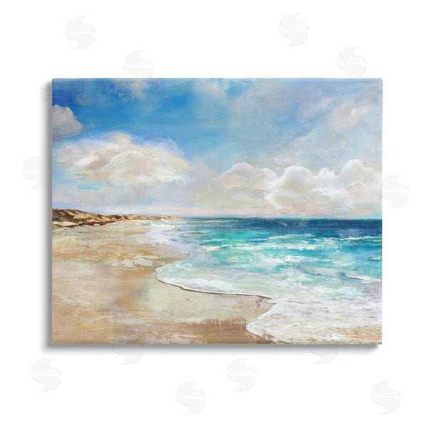stupell industries Carson Lyons | Abstract Beach Shore Scene Wall Art