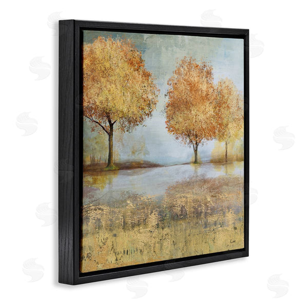 Stupell Industries Carson Lyons | Autumn Trees By Lake Countryside Landscape Wall Art