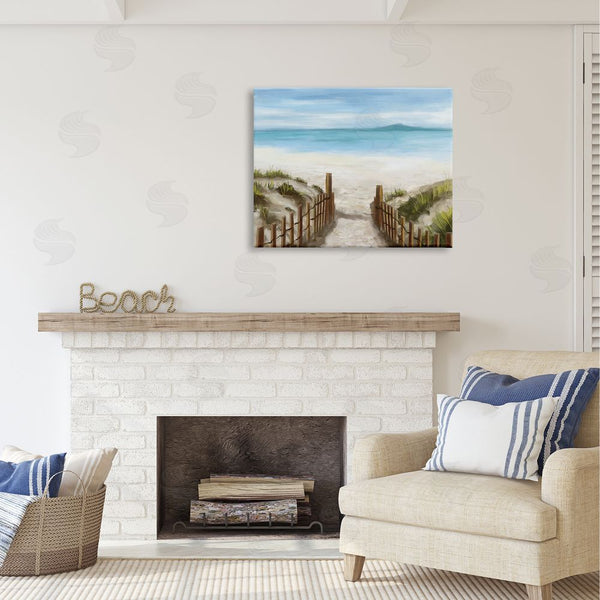 Stupell Industries Carson Lyons | Beach Pathway To Shore Wall Art