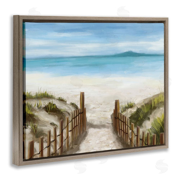 Stupell Industries Carson Lyons | Beach Pathway To Shore Wall Art