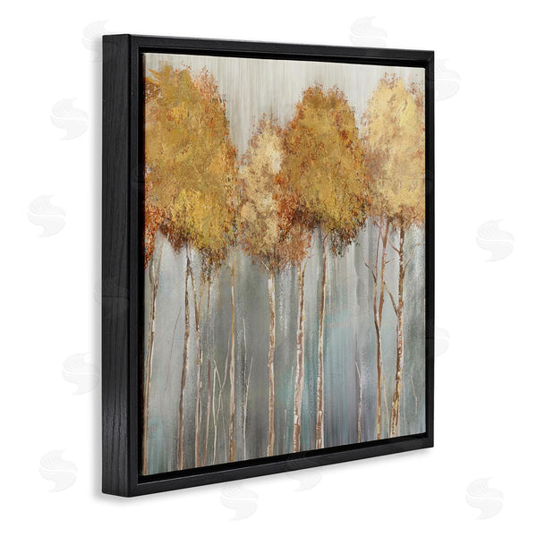 Stupell Industries Carson Lyons | Neutral Tree Forest Standing Tall Over Grey Wall Art
